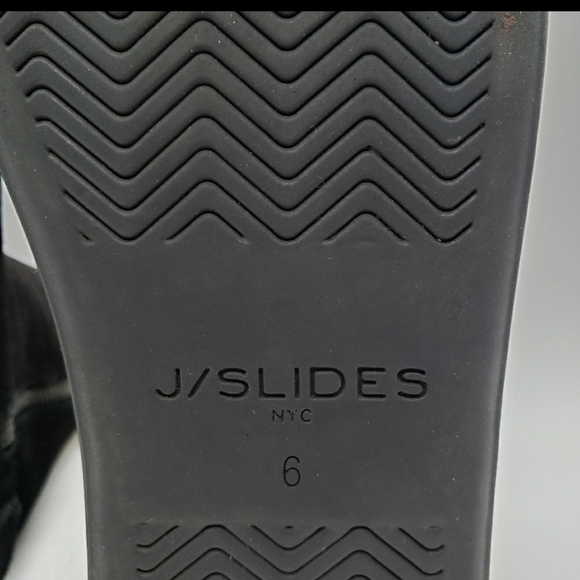 J/Slides Trulie Water Resistant Suede Platform Wedge Ankle Bootie with Faux Fur - Picture 11 of 13